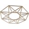 Ekena Millwork Guardian Wood Fretwork Pierced Ceiling Medallion, Hickory, 34"OD x 13 1/4"ID x 3/8"T CMWP34X34X0375GDHI - alternate 2